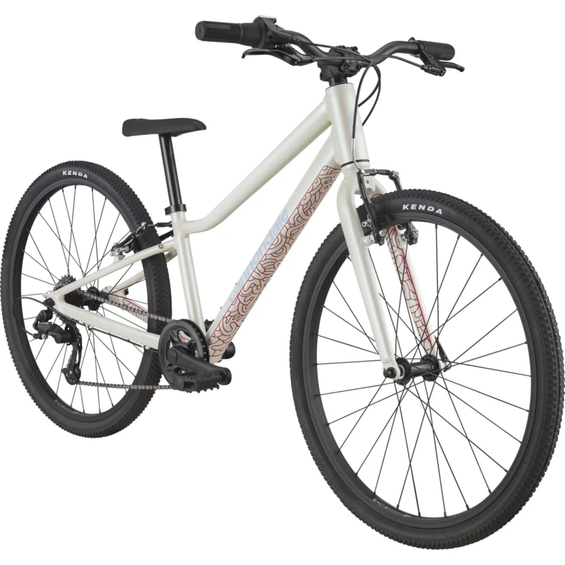 Rower dziecięcy Cannondale Quick 24"; Biały - widok z przodu.webp
