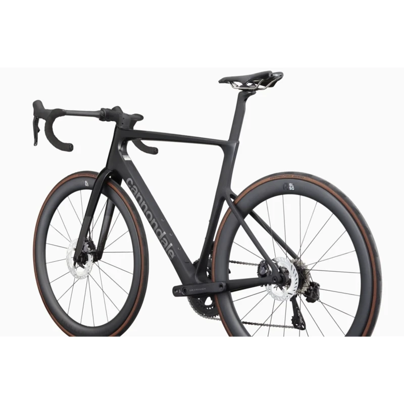 Rower szosowy Cannondale SuperSix EVO Hi-MOD 2 Czarny - widok z tyłu