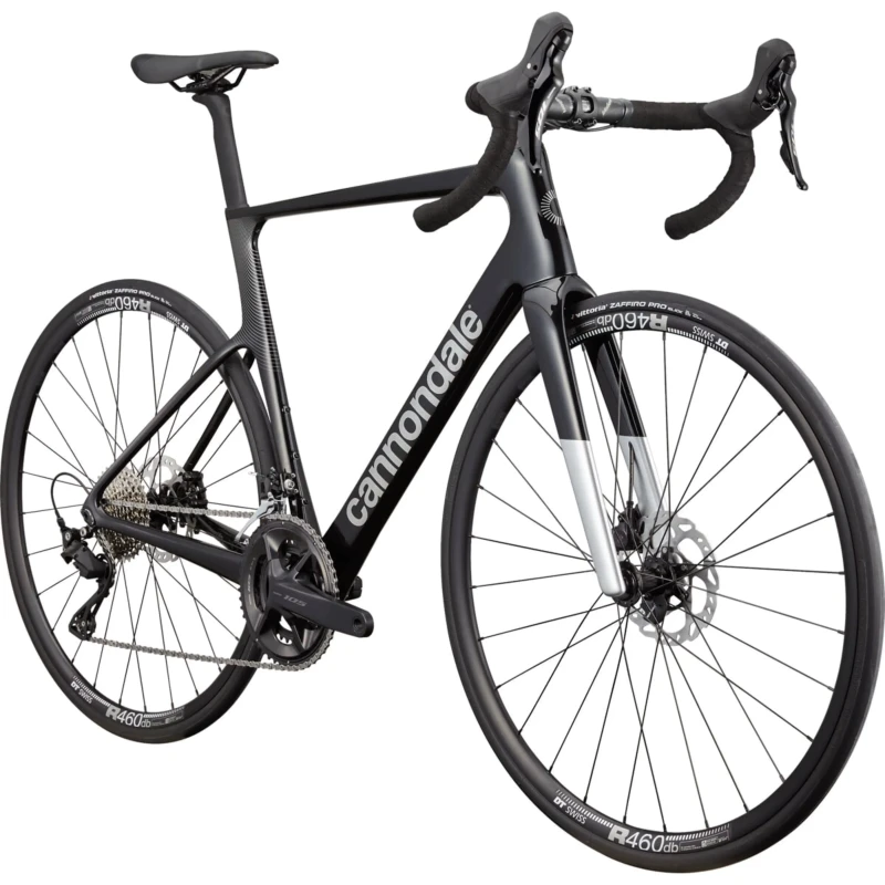 Rower szosowy Cannondale SuperSix EVO 4 Czarny - widok z przodu
