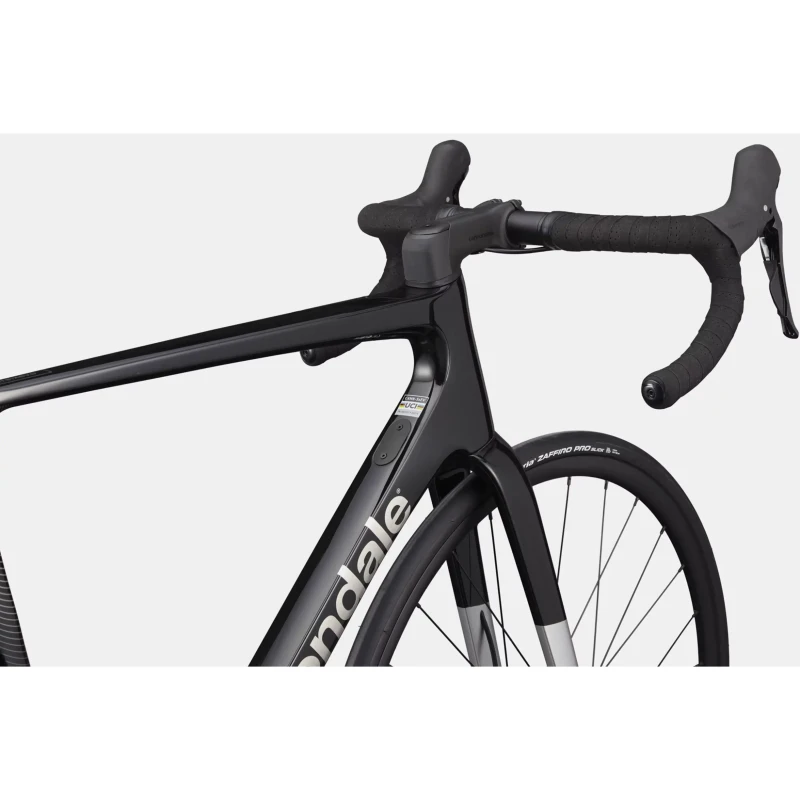 Rower szosowy Cannondale SuperSix EVO 4 Czarny - rama i kierownica