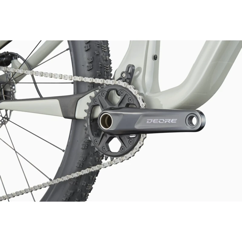 Rower MTB Cannondale Scalpel Carbon 3 Szary - widok korby