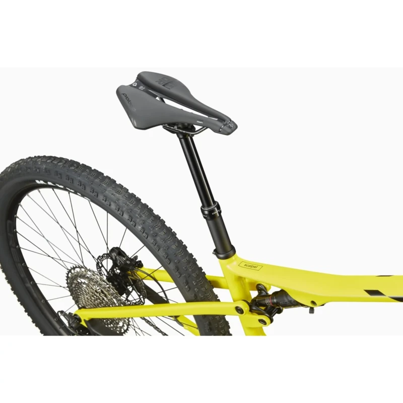 Rower MTB Cannondale Scalpel Carbon 4 Żółty - siodełko