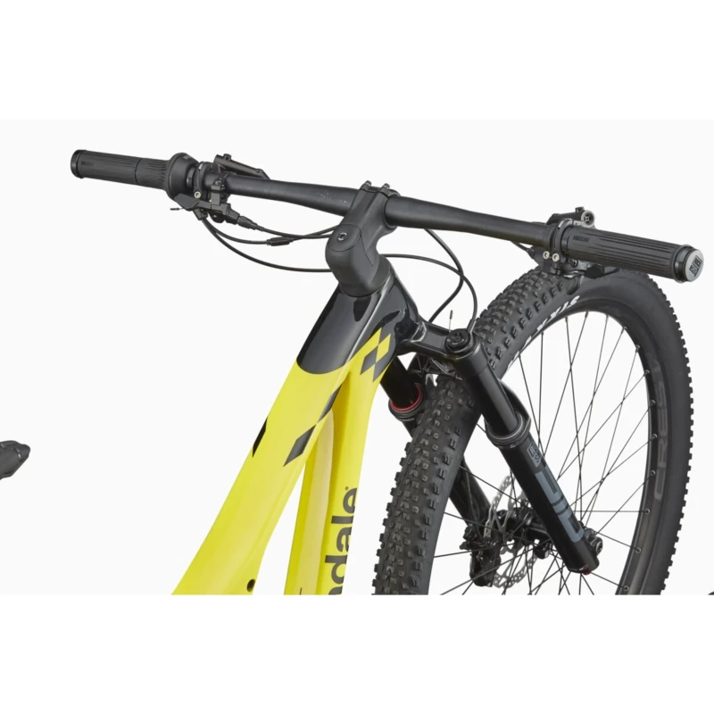 Rower MTB Cannondale Scalpel Carbon 4 Żółty - widok kierownicy