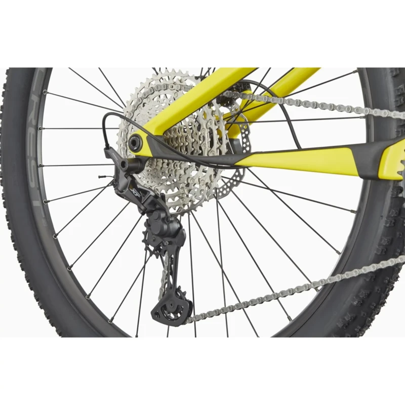 Rower MTB Cannondale Scalpel Carbon 4 Żółty - widok tarczy i piasty