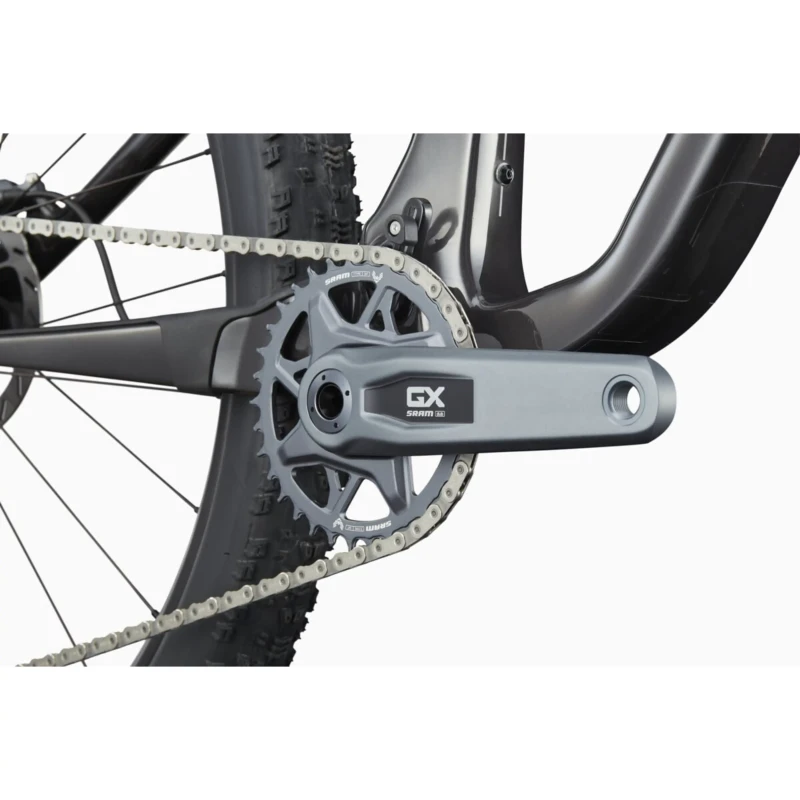Rower MTB Cannondale Scalpel Carbon 2 Lefty Czarny - widok korby