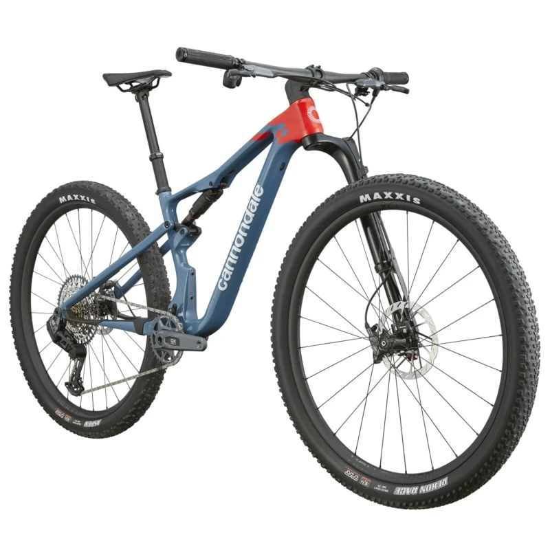 Rower MTB Cannondale Scalpel Carbon 2 Lefty Niebieski - widok z przodu