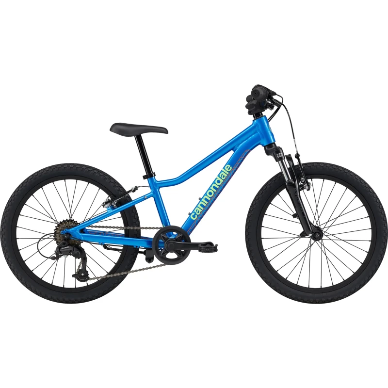 Rower dziecięcy Cannondale Trail 20"; Niebieski - widok z boku