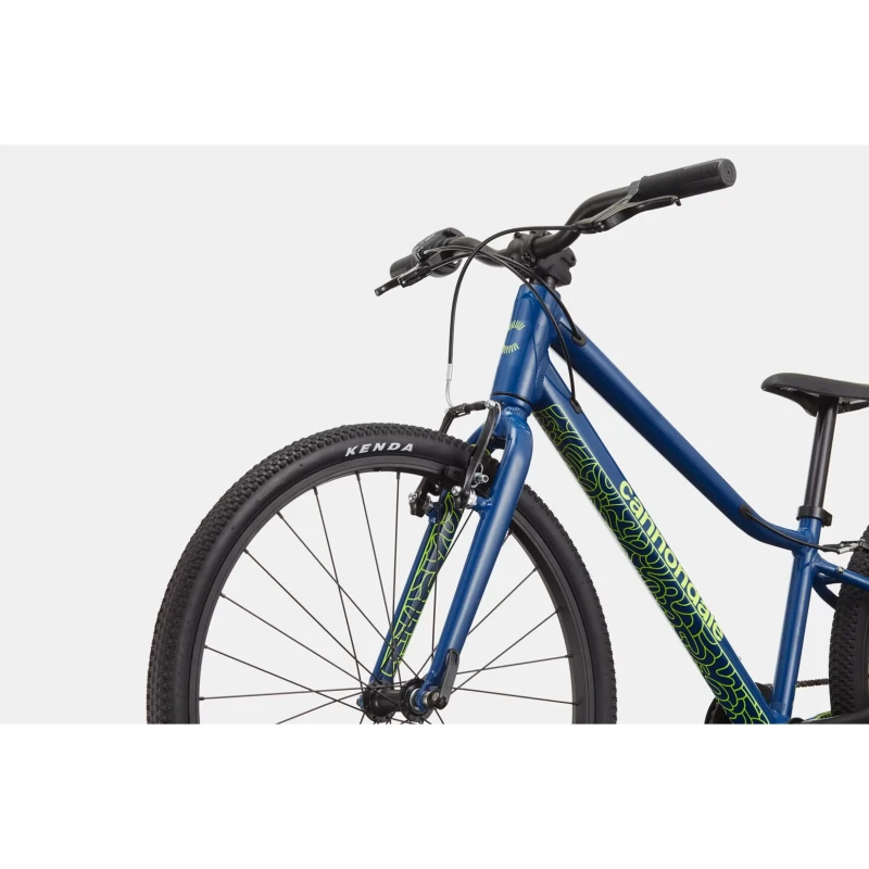 Rower dziecięcy Cannondale Quick 24"; Niebieski - widok roweru z przodu