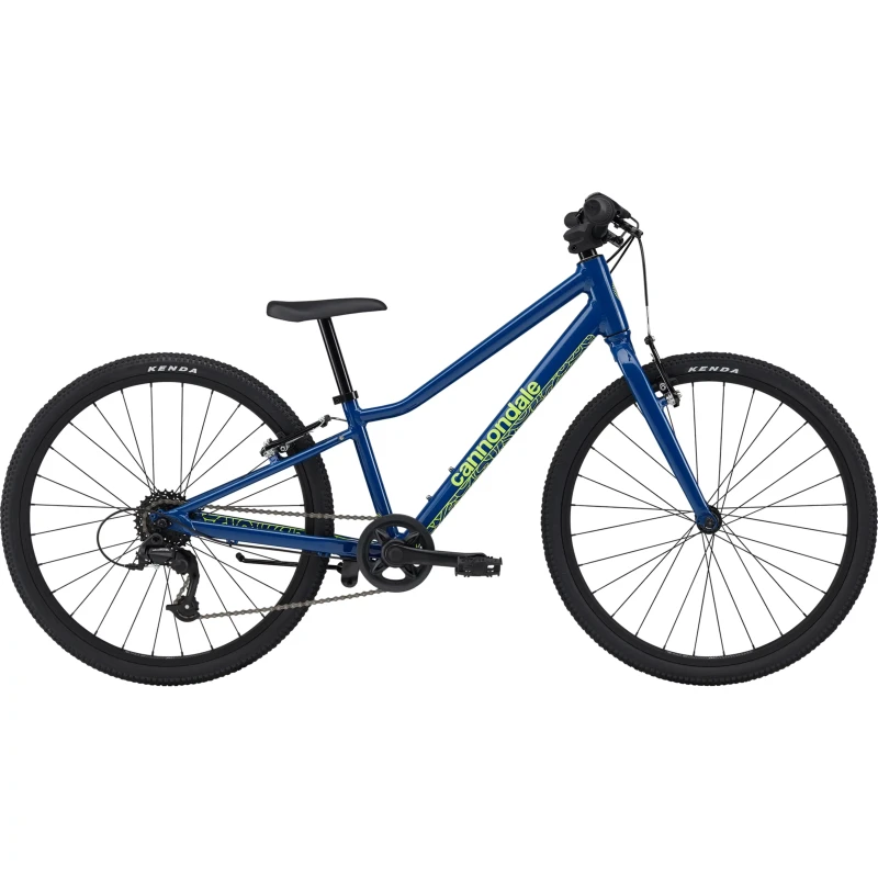 Rower dziecięcy Cannondale Quick 24"; Niebieski - widok z boku