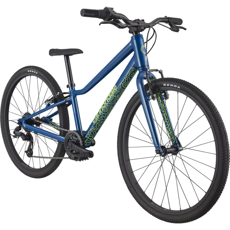 Rower dziecięcy Cannondale Quick 24"; Niebieski - widok z przodu