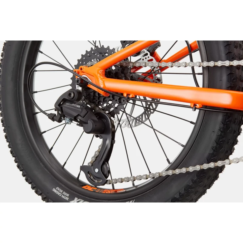 Rower MTB Cannondale Kids Trail Plus 20"; Pomarańczowy - widok piasty