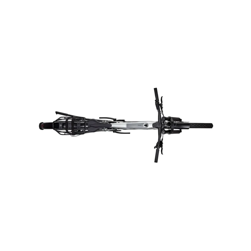 Rower elektryczny Focus Thron2 6.7 EQP 600Wh Srebrny - widok z góry