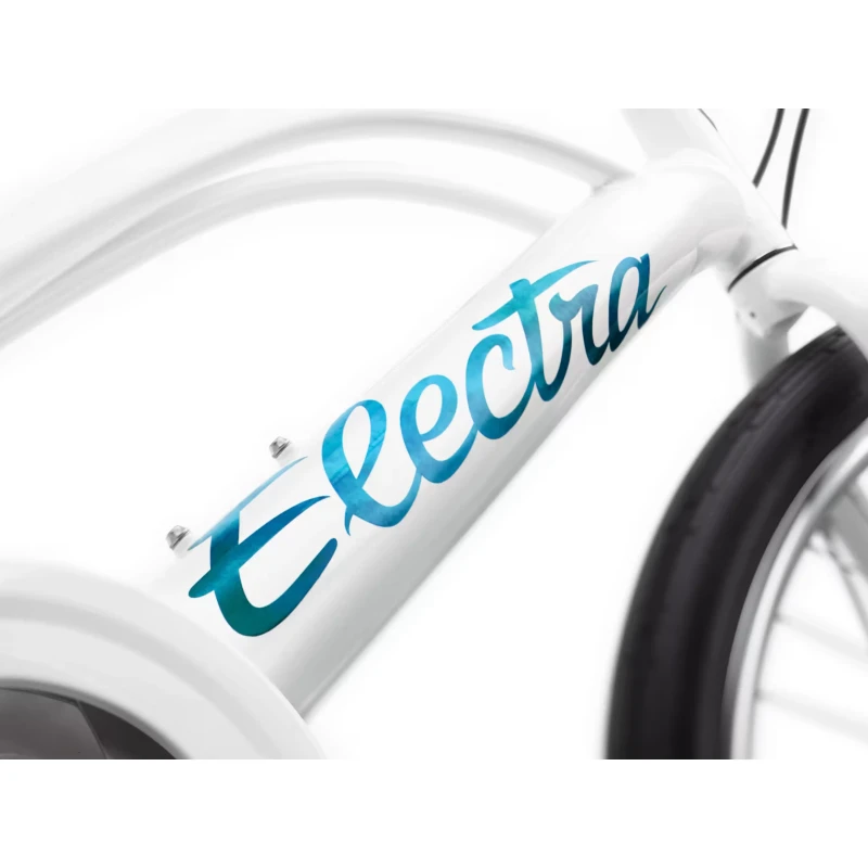 Rower elektryczny Electra Cruiser Go! Step-Thru Biały - widok ramy
