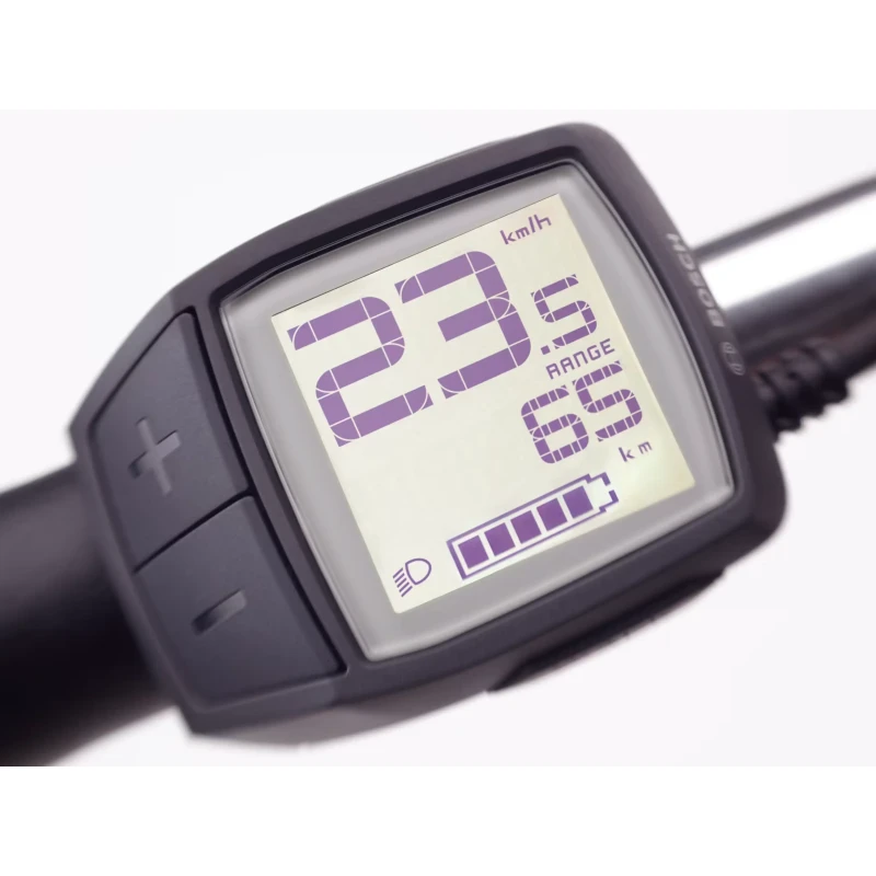 Rower elektryczny Electra Townie Go! 5i EQ Zielony - wyświetlacz