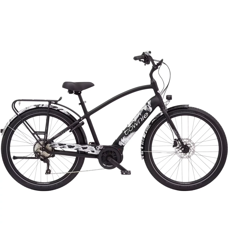 Rower elektryczny Electra Townie Path Go! 10D EQ 2025 Czarny - widok z boku