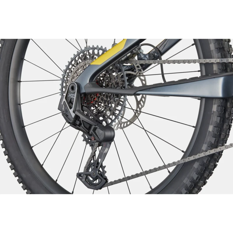 Rower elektryczny Cannondale Moterra SL Carbon 1 Niebiesko Żółty - widok koła