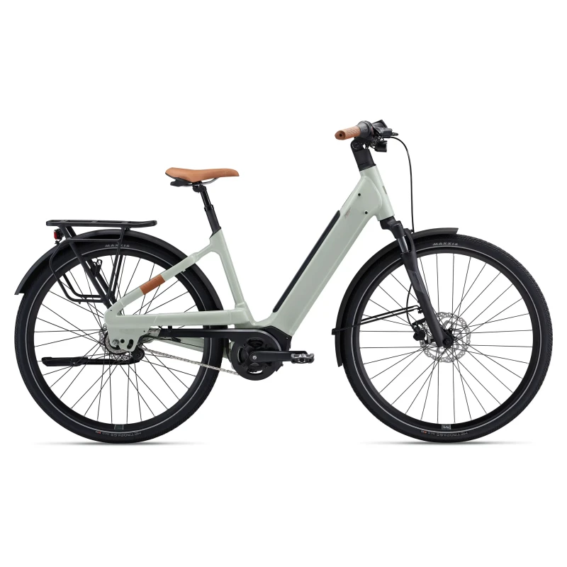 Rower elektryczny Liv Allure E+ 2 Zielony - widok z boku