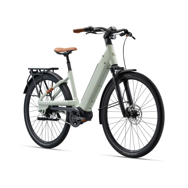 Rower elektryczny Liv Allure E+ 2 Zielony - widok z przodu