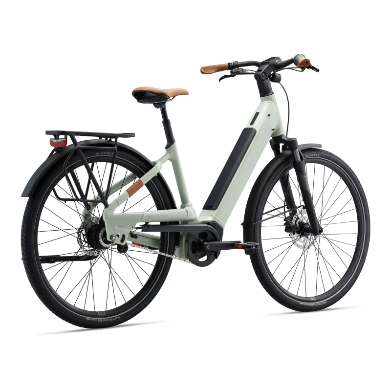 Rower elektryczny Liv Allure E+ 2 Zielony - widok z tyłu