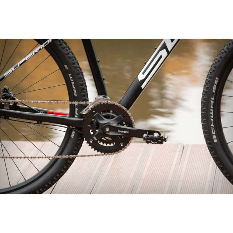 Rower Superior XC 819 Czarny - widok korby