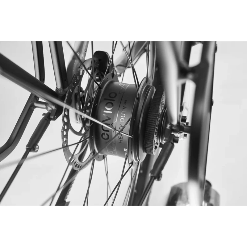 Rower elektryczny Diamant Suvea Style 800Wh Zielony - widok piasty