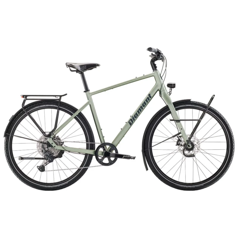 Rower trekkingowy Diamant Mahon World Zielony - widok z boku