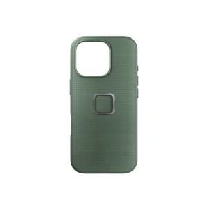 Etui Peak Design Mobile Everyday Case Fabric iPhone 16 Pro Szarozielone