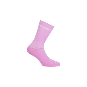 Skarpetki rowerowe Rapha Logo Różowe