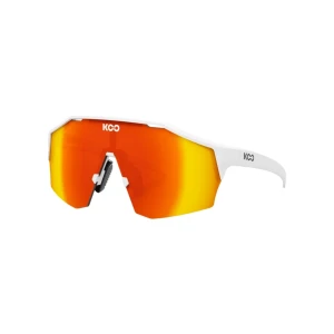 Okulary rowerowe Koo Alibi White Matt/Red Mirror Regular