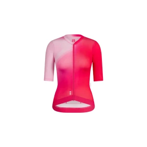 Koszulka damska Rapha Pro Team Biało Różowa